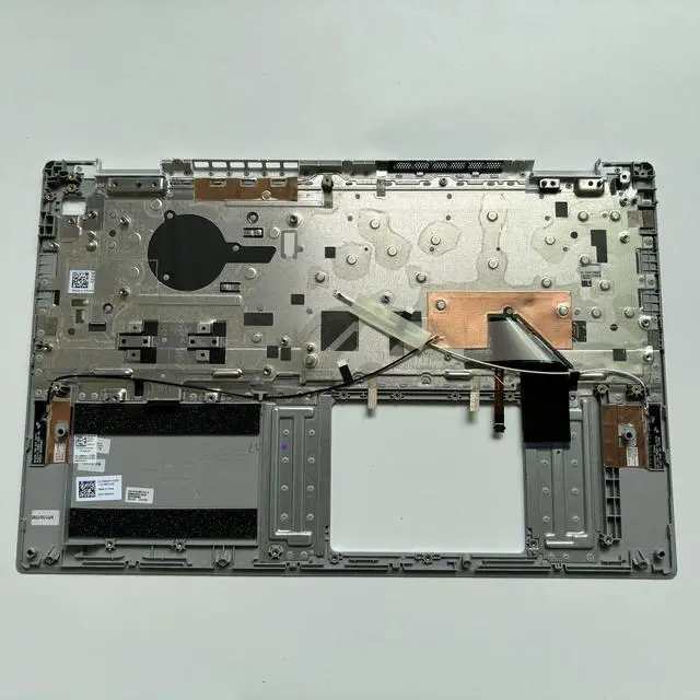 Alt view image 3 of 3 - 100%US English SILVER For Inspiron 5598 5590 laptop keyboard Palmrest Assembly WITH backlight 0DCJK NKKXH