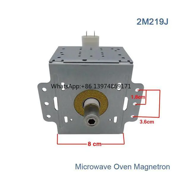 Alt view image 3 of 3 - 2M219J Microwave Oven Magnetron Replacement Parts Working Microwave Magnetron Tube