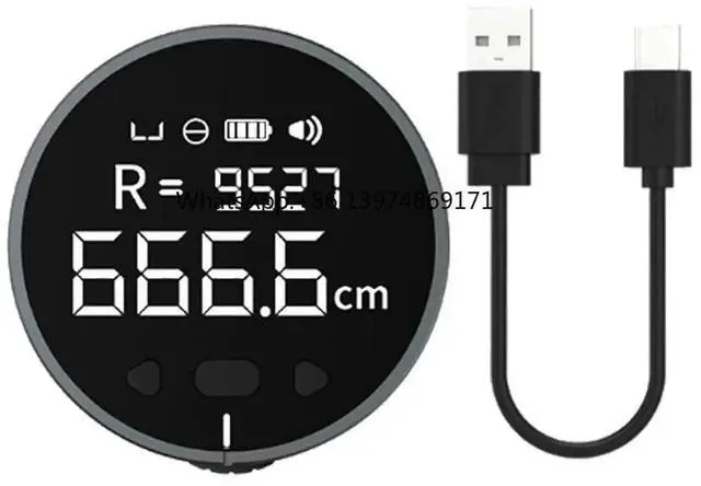 Main image of Electronic Ruler LCD Digital Meter Electronic Tape Measure Low Power Consumption Ruler Curved Irregular Object Measuring Ruler