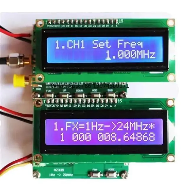 Alt view image 2 of 3 - 6 Digit High Precision Frequency Meter 1Hz-24MHz Pulse Signal Frequency Counter Test Instrument