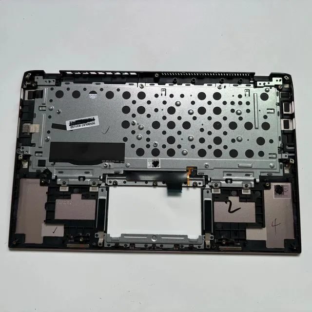 Alt view image 3 of 3 - 100%US English For X431 X431FA laptop keyboard Palmrest Assembly top cover C case backlight Rose gold 90NB0LR7-R31US0