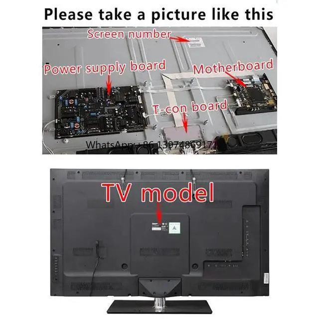 Alt view image 2 of 3 - PW.A198W2.801 55 inch LCD splicing screen power board backlight board constant current board A198W2 tested well