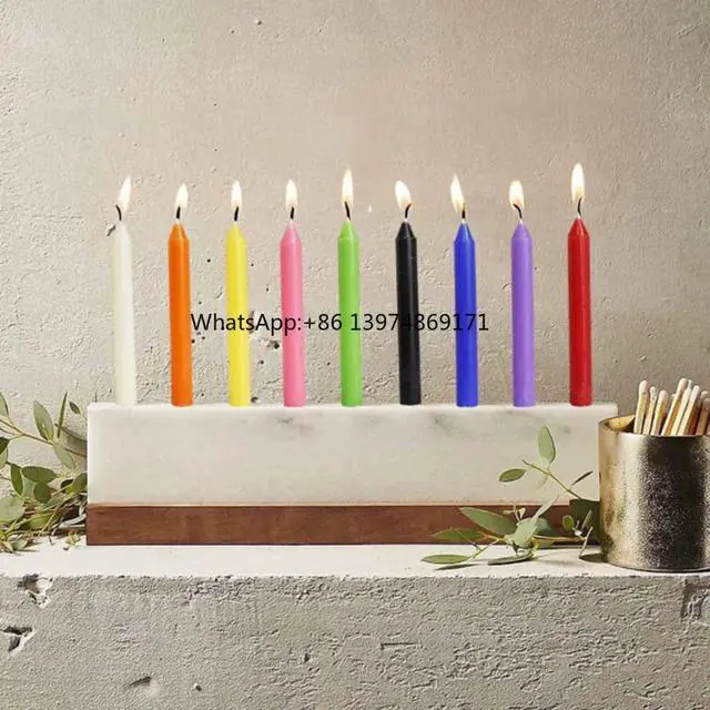 Alt view image 3 of 3 - 100pcs colored candles Mini Taper Candle, Great For Casting Chimes, Rituals, Spells, Wax Play & More,ChristmasDecor