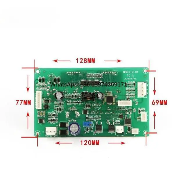 Alt view image 4 of 4 - NB14 Gas Welding Machine Control Board Gasless Mainboard NBC-200/250 Circuit Board Accessories Digital