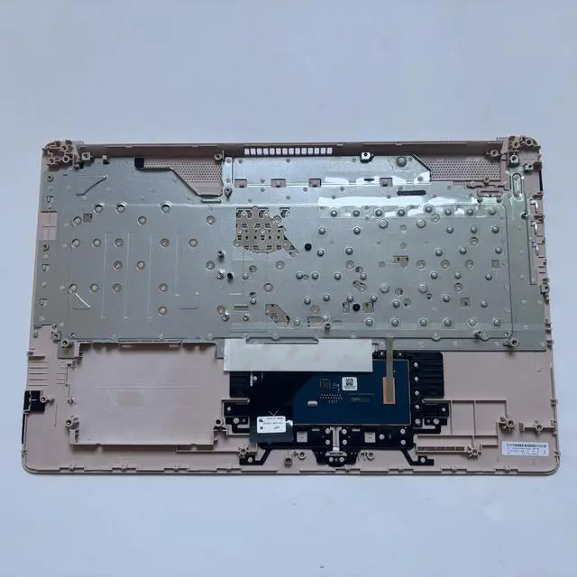Alt view image 2 of 3 - 100%US English For17-CA 17-BY keyboard Palmrest Assembly TOP COVER No-backlight GOLD