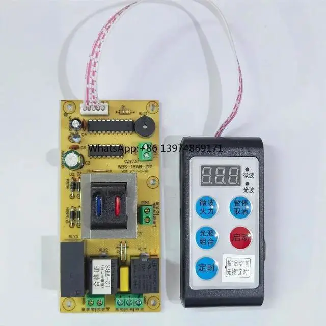 Alt view image 2 of 2 - Microwave Oven Universal Control Board Digital Display Circuit Board Computer Board Modified Repair Replacement Accessories