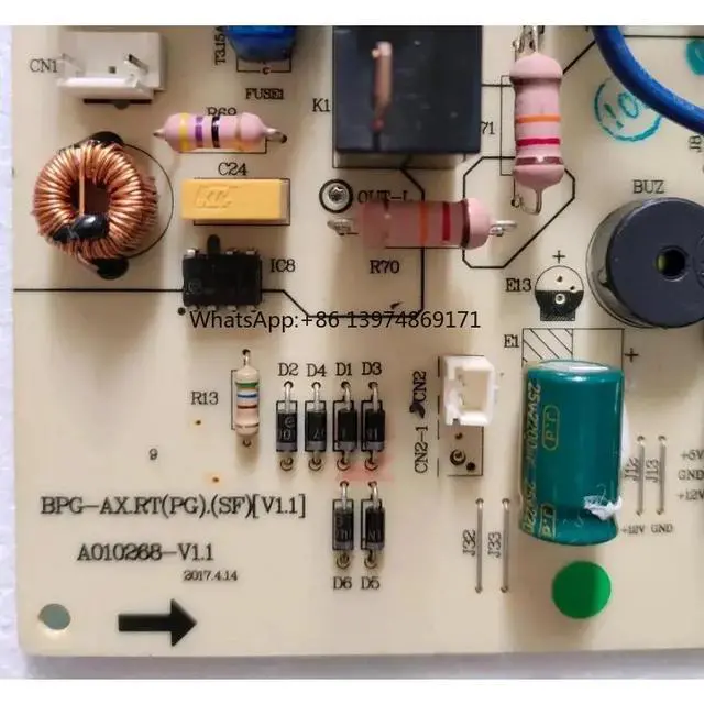 Alt view image 3 of 3 - Air Conditioner Circuit Board Computer Control Board A010268 A010268-V1.1