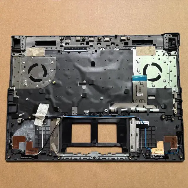 Alt view image 2 of 3 - 100%Italy For ROG G513 G513QM laptop keyboard Palmrest Assembly TOP cover C case RGB PER KEY 90NR0572