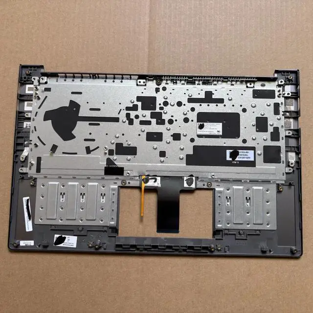 Alt view image 2 of 3 - 100%US English For I421 I421FA laptop keyboard Palmrest Assembly TOP cover C case GRAY backlight 90NB0PZ5