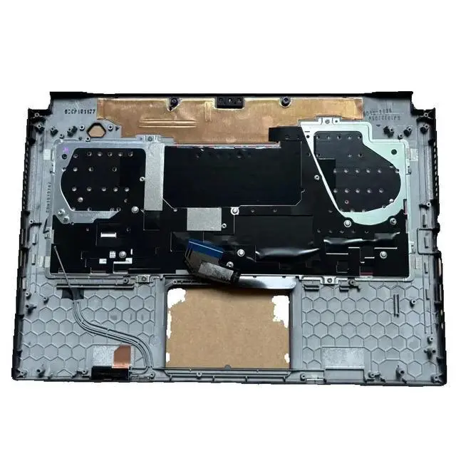 Alt view image 2 of 3 - Hebrew For GU502 GU502LW laptop keyboard Palmrest Assembly TOP cover C case PRE KEY RGB backlight 90NR02W2