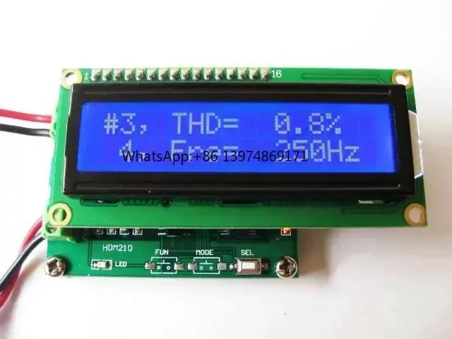 Alt view image 2 of 2 - Harmonic Distortion Analyzer AC Power Harmonic Analyzer 10Hz ~ 1kHz DistortionAnalyer