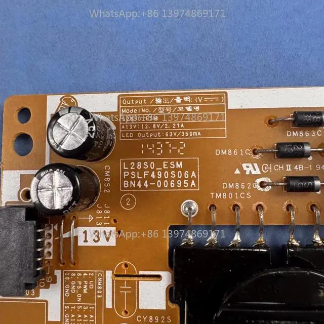 Alt view image 3 of 3 - BN44-00695A C L28S0-ESM Power Supply Board TV UN28H4000A