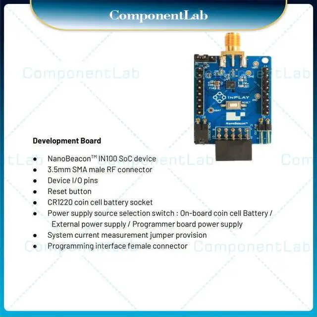 Alt view image 3 of 4 - INPLAY non-programmable IN100 development board learning kit with Bluetooth broadcasting function