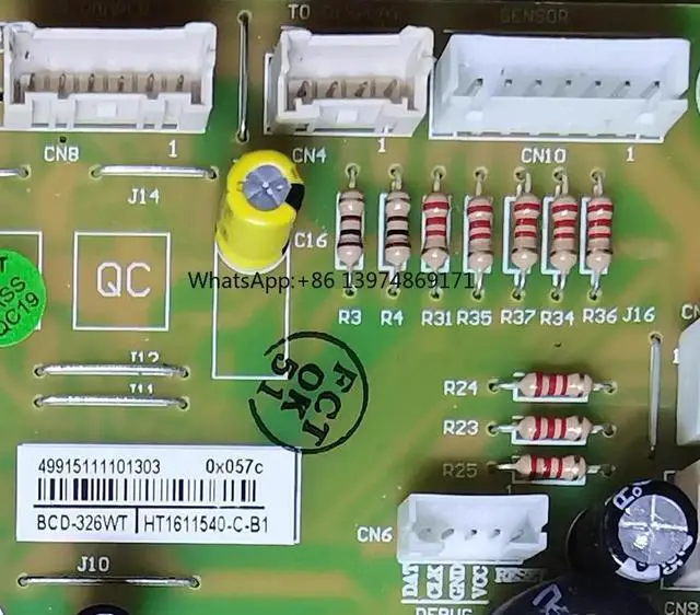 Alt view image 3 of 3 - 1611540 1890561 B03031223 Refrigerator Fridge Main PCB Power Control Board for BCD-326WT, Fagor FFK6735BX