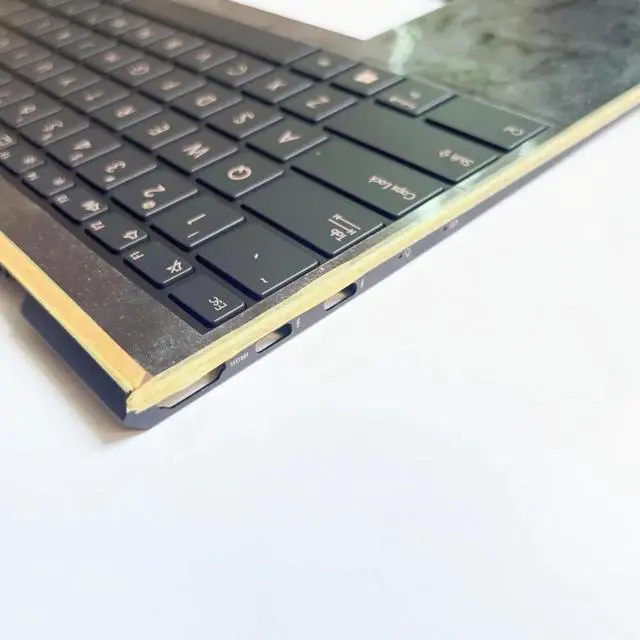 Alt view image 3 of 3 - 100%US English For UX393 UX393J UX393JA laptop keyboard Palmrest Assembly TOP cover C case backlight 90NB0PF1