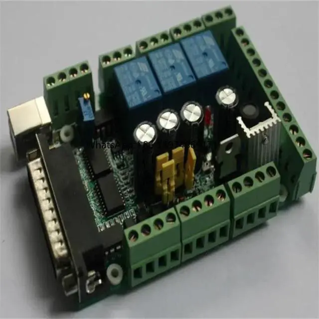 Alt view image 3 of 3 - 4-6 Axis CNC Interface Board MACH3 0-10V PWM Board for Engraving Machine