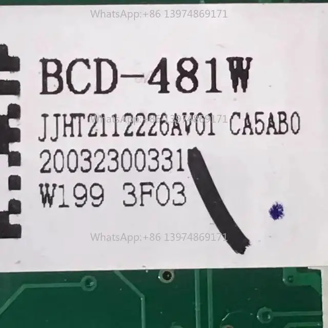 Alt view image 2 of 2 - for BCD-481W 2112226 JJHT211226AV01 refrigerator computer power driver motherboard