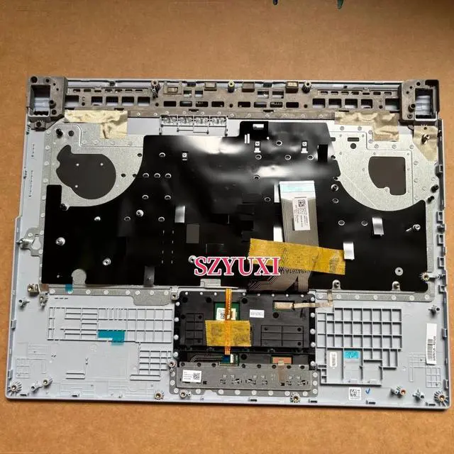 Alt view image 2 of 3 - 100%US English silver For G531 G531G G531GU laptop keyboard Palmrest Assembly TOP cover C case backlight 90NR01J6