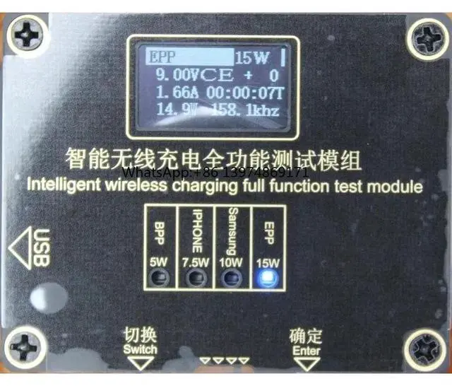 Alt view image 3 of 3 - Mobile Charging Tester Aging Fixture Aging Tester Integrated Testing Stand Aging Stand 15W10W7.5W5W