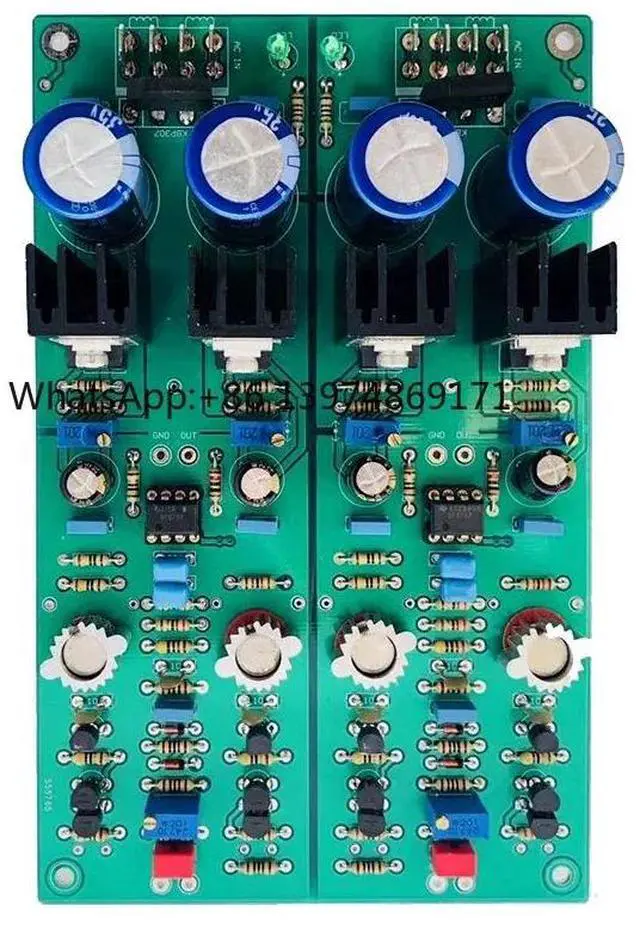 Alt view image 2 of 3 - NvarcherMark JC-2 Ultra Low Distortion Field Tube Fully discrete Class A Warm Sound Preamplifier Board