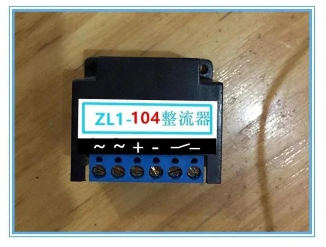 Alt view image 3 of 4 - Motor Brake Rectifier Module ZL1-104 AC230V Input DC104V Output Brake Power Supply Rectifier Replacement