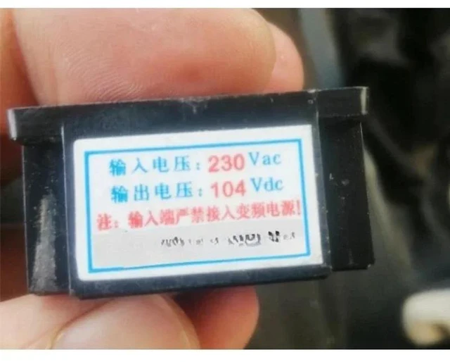 Alt view image 4 of 4 - Motor Brake Rectifier Module ZL1-104 AC230V Input DC104V Output Brake Power Supply Rectifier Replacement