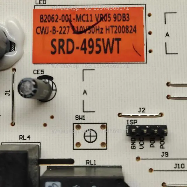 Alt view image 2 of 2 - for refrigerator Computer board B2062-001-MC11 owersupply board Main control board SRD-495WT