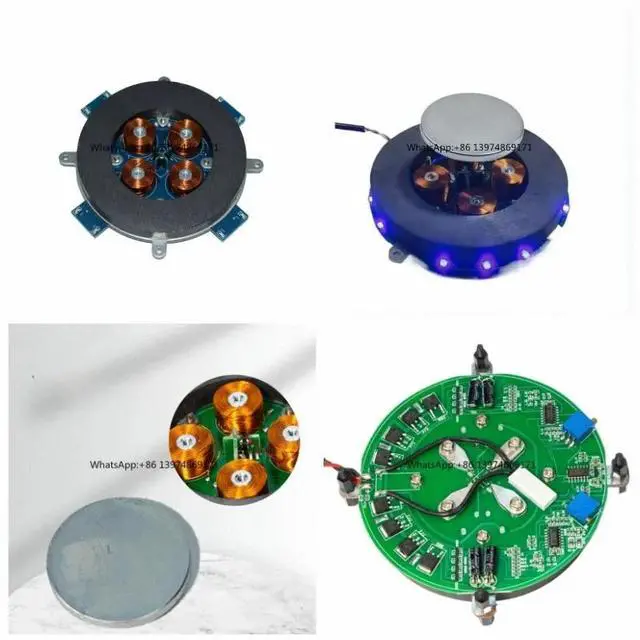Main image of Magnetic Levitation Module 500g Load Suspension Display Core Simulation Circuit with LED Power Supply