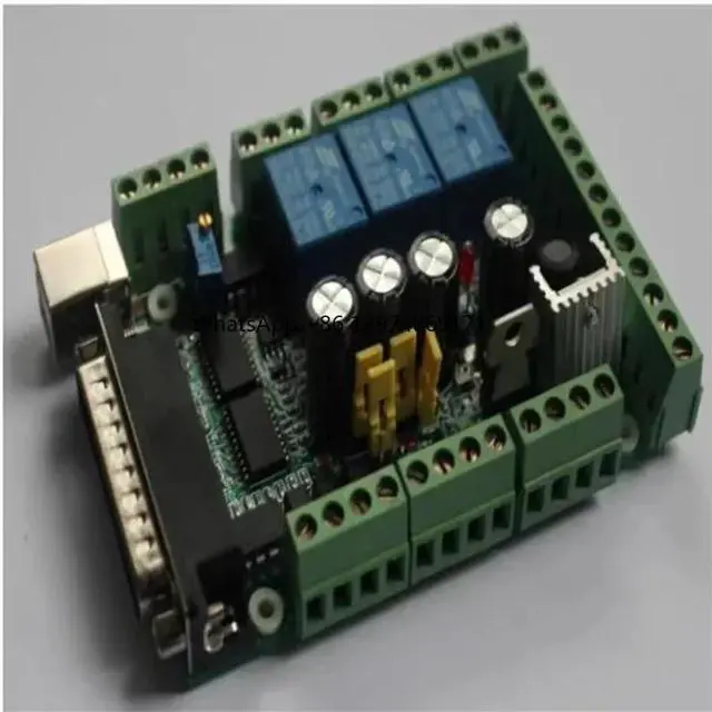 Main image of Engraving machine interface board MACH3 DIY CNC 6-axis interface board PWM spindle + USB cable