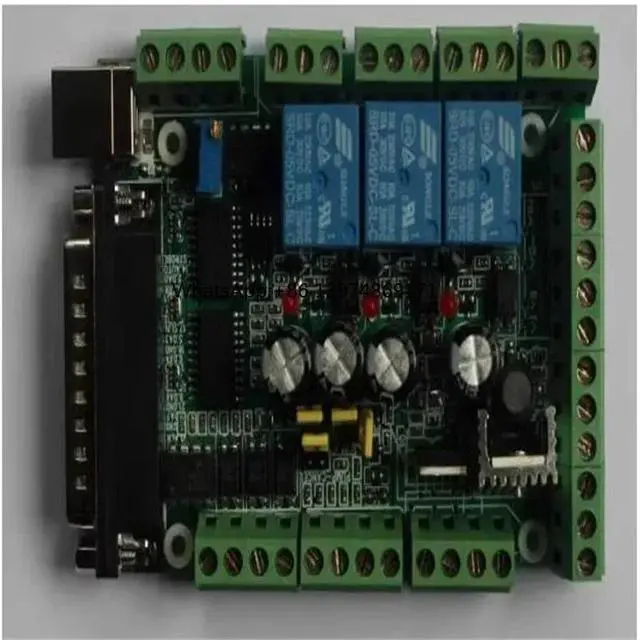 Alt view image 3 of 3 - Engraving machine interface board MACH3 DIY CNC 6-axis interface board PWM spindle + USB cable