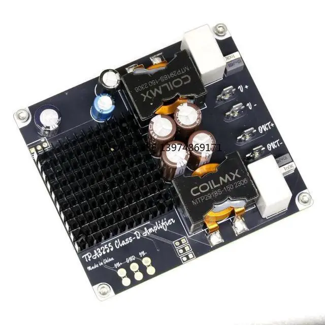 Alt view image 2 of 3 - NVARCHER TPA3255 Class D Mono Amplifier Board PBTL 480W High Power Digital Audio AMP Module for DIY Speaker Home Theater