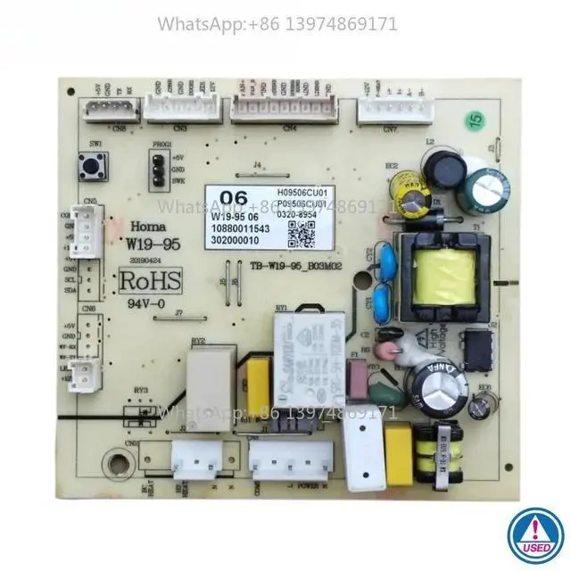 Main image of W19-95 06 Control Board For Refrigerator Circuit PCB Fridge Motherboard Freezer Spare Parts