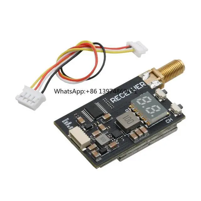 Alt view image 2 of 3 - 1PCS RX1264-CPB 1.2G VRX Module 12V 120mA FPV Video Receiver 64-Channel Button-Selectable Support NTSC/PAL Video Format