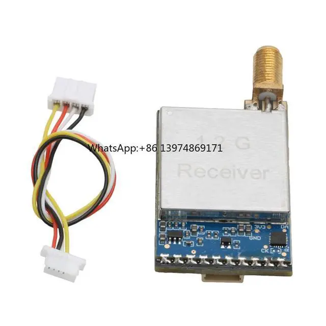 Alt view image 3 of 3 - 1PCS RX1264-CPB 1.2G VRX Module 12V 120mA FPV Video Receiver 64-Channel Button-Selectable Support NTSC/PAL Video Format