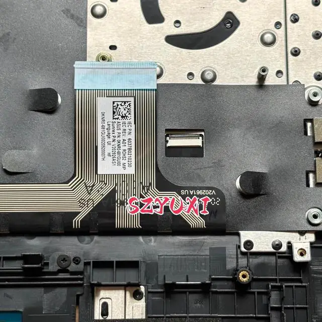 Alt view image 3 of 3 - 100%US English PER KEY RGB For G713 G713Q G713QM laptop keyboard Palmrest Assembly TOP cover C case 90NR05C1