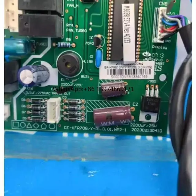 Alt view image 3 of 3 - air conditioning motherboard 202302130410 circuit board CE-KFR70G/Y-R1.D.01.NP2-1