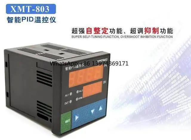 Alt view image 3 of 3 - XMT803 PID Temperature Controller AL1/AL2 SSR Output SelfTuning Thermostat Upper Lower Limit Alarm
