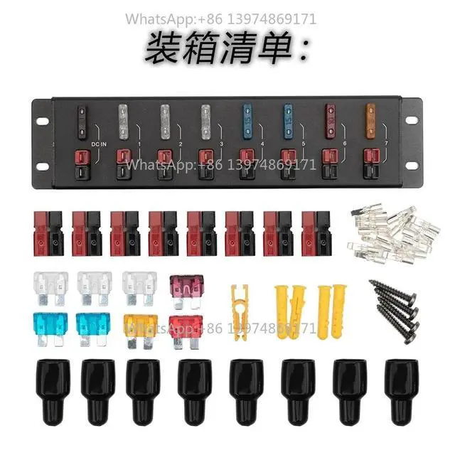 Alt view image 3 of 3 - screw AP-8S 8port 40A ANDERSON POWERPOLE CONNECTOR POWER SPLITTER DISTRIBUTOR