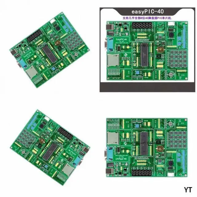 Main image of EasyPIC-40 Development Board PIC16F877A Microcontroller MCU Learning Board With Program Routines For Electronic Experiment