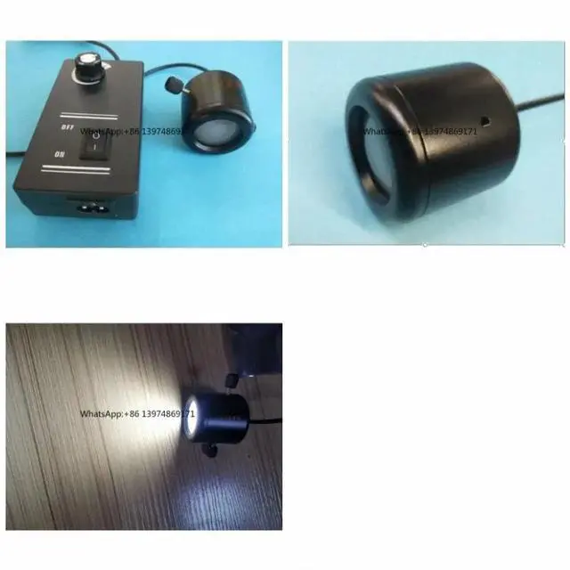 Main image of 12W LED Coaxial Light Source 44mm Interface Machine Vision Light CCD Camera Microscope Industrial Illumination Lamp