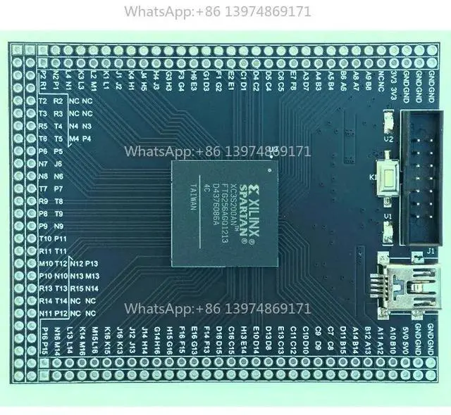 Alt view image 3 of 3 - XC3S200AN Xilinx Spartan3 FPGA Core Board Minimum System Board FPGA Development Board