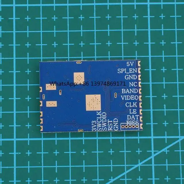 Main image of 1PCS RX8200 6G-8.2GHz VRX FPV Video Receiver Module with SPI 1.2~0.6V RSSI Output Dip Switch Support 16 Frequency Points