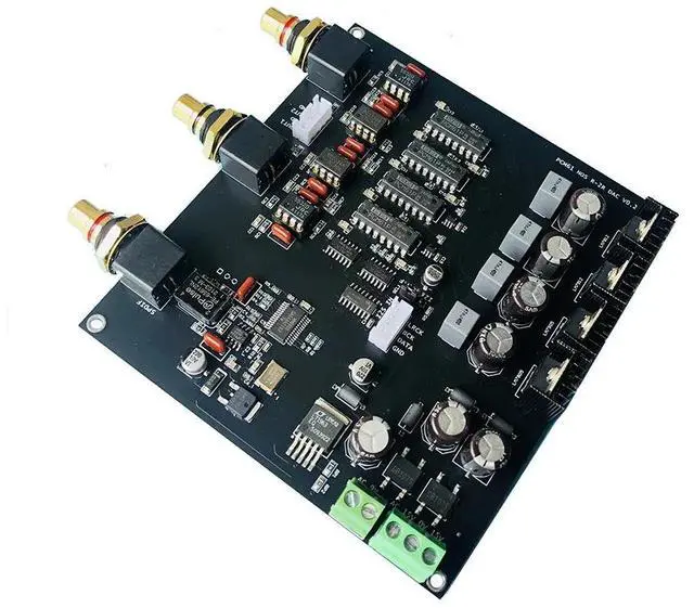 Alt view image 3 of 3 - Nvarcher R2R DAC PCM61 Four Parallel Differential Design Black Glue Style Decoding Board