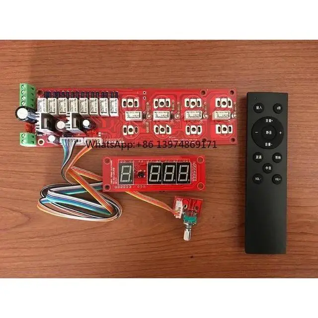 Alt view image 3 of 3 - Nvarcher HIFI Relay Volume Panel Remote With Input Switching Controller Display