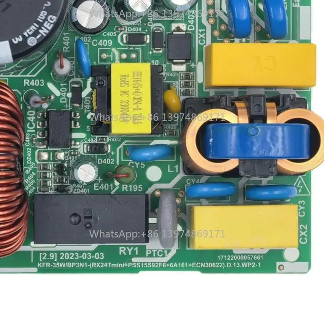 Alt view image 3 of 3 - KFR-35W/BP3N1-(RX24Tmini+PSS15S92F6+6A161+ECN30622).D.13.WP2-1 17122000057661 Control Board For Air Conditioner Spare PCB