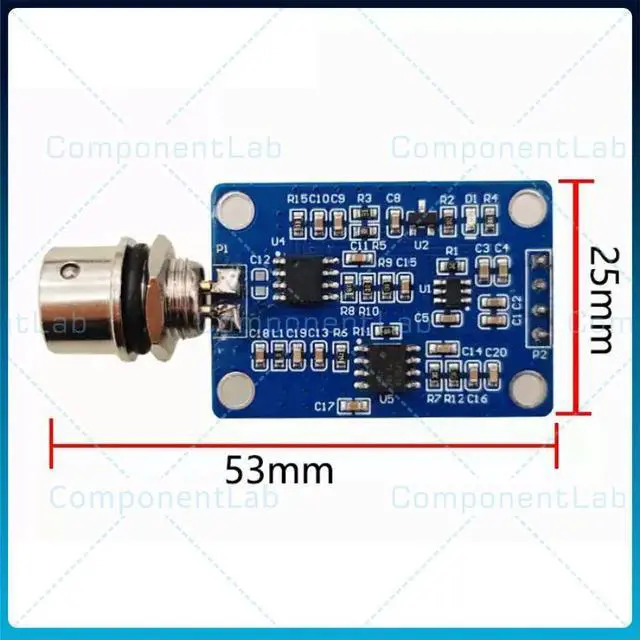 Alt view image 2 of 3 - Dissolved Oxygen DO Sensor Module DO Electrode Probe Water Oxygen Content Detection Monitoring Board