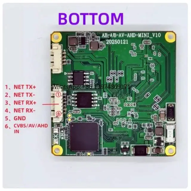 Alt view image 3 of 3 - Mini Analog Video Encoder AV CVBS AHD Signal Converter SD HD Anti-interlaced Encoder UDP RTSP ONVIF Supported Network Streaming