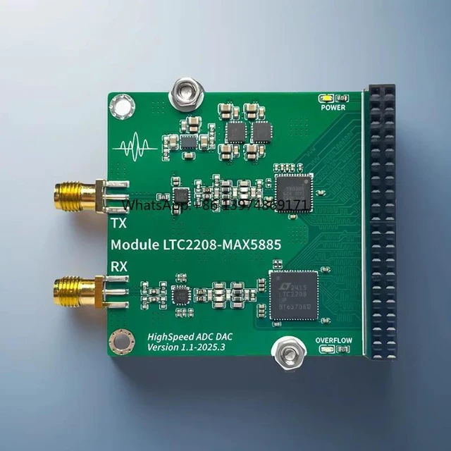 Alt view image 3 of 3 - High Speed ADC Module,High-speed DAC Module,Arbitrary Waveform Generation/Acquisition, LTC2208,MAX5885