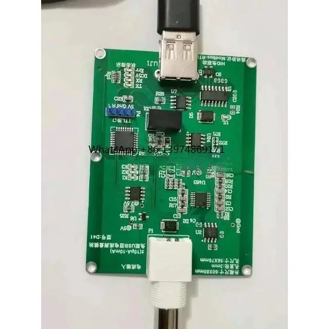 Alt view image 3 of 3 - D41 High Precision Current Sensor Board USB Wide Range Weak Current Measurement Module 50pA to 1A Current Detection Board