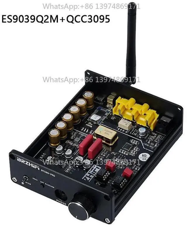 Main image of ES9039+QCC3095 Bluetooth Digital Decoding USB-PC / Coaxial / Optical Input 24bit 192K LDAC